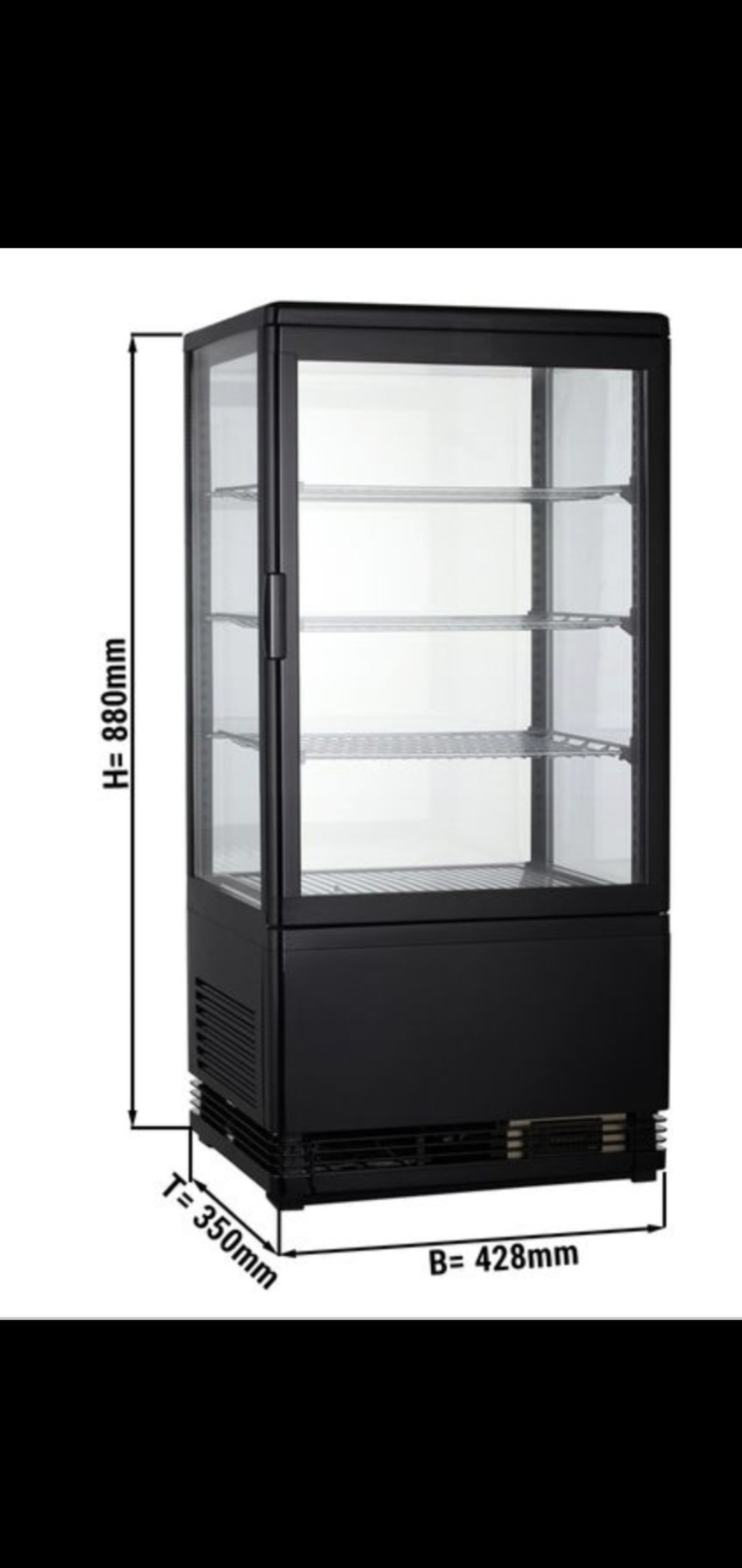 Kühlschrank ( durchsichtig für z.b. Kunden)